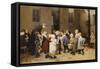 Back to School-Jules Jean Geoffroy-Framed Stretched Canvas