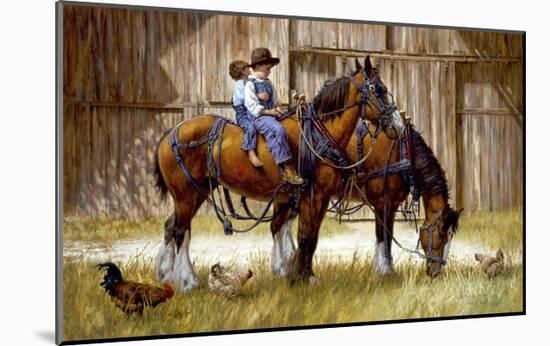 Back to the Barn-Jim Daly-Mounted Art Print