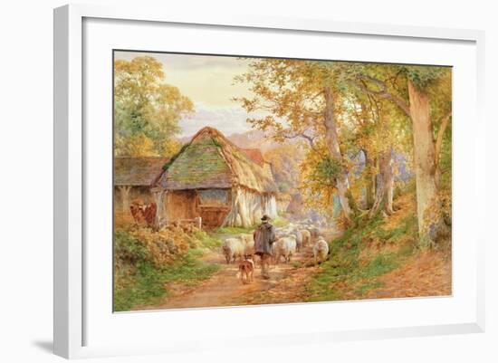 Back to the Fold-Charles James Adams-Framed Giclee Print