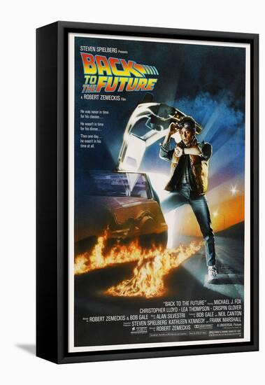 BACK TO THE FUTURE [1985], directed by ROBERT ZEMECKIS.-null-Framed Stretched Canvas