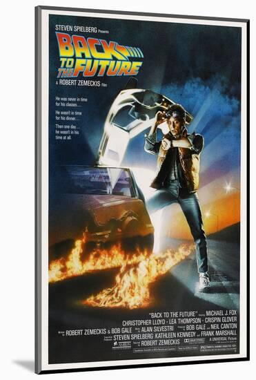 BACK TO THE FUTURE [1985], directed by ROBERT ZEMECKIS.-null-Mounted Photographic Print