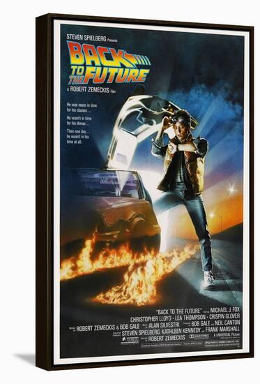BACK TO THE FUTURE [1985], directed by ROBERT ZEMECKIS.-null-Framed Stretched Canvas