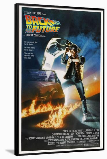 BACK TO THE FUTURE [1985], directed by ROBERT ZEMECKIS.-null-Framed Poster