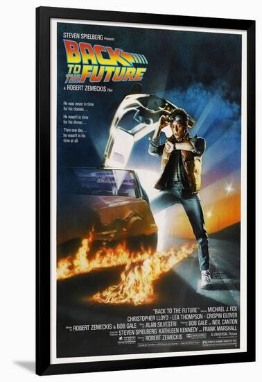 BACK TO THE FUTURE [1985], directed by ROBERT ZEMECKIS.-null-Framed Poster