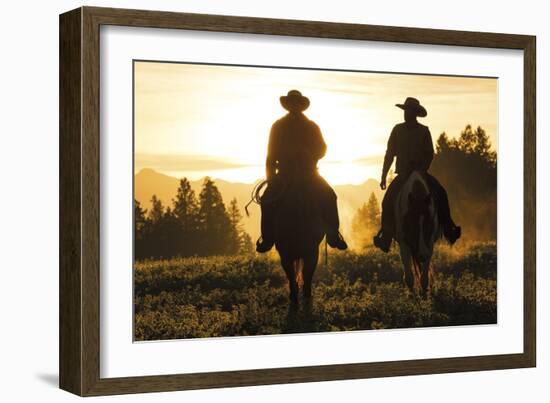 Back to the Ranch-Peter Adams-Framed Giclee Print