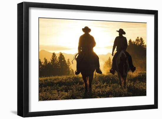 Back to the Ranch-Peter Adams-Framed Giclee Print