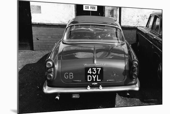 Back View of a Maserati 3500 GTI-null-Mounted Photographic Print