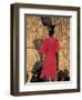 Back View of a Nuer Woman Carrying a Wicker Cradle or Crib on Her Head, Ilubador State, Ethiopia-Bruno Barbier-Framed Photographic Print