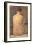 Back View of Nude, 1886-Georges Seurat-Framed Giclee Print