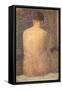 Back View of Nude, 1886-Georges Seurat-Framed Stretched Canvas