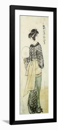 Back View of Ohisa-Kitagawa Utamaro-Framed Art Print