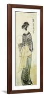 Back View of Ohisa-Kitagawa Utamaro-Framed Premium Giclee Print