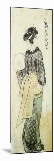 Back View of Ohisa-Kitagawa Utamaro-Mounted Art Print