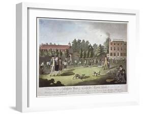 Back View of Salvadore House Academy, Tooting, Wandsworth, London, 1787-James Walker-Framed Giclee Print