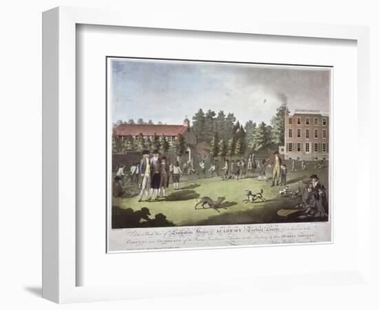 Back View of Salvadore House Academy, Tooting, Wandsworth, London, 1787-James Walker-Framed Giclee Print