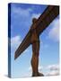 Back View of the Angel of the North Statue, Newcastle Upon Tyne, Tyne and Wear, England, UK-Neale Clarke-Stretched Canvas