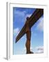 Back View of the Angel of the North Statue, Newcastle Upon Tyne, Tyne and Wear, England, UK-Neale Clarke-Framed Photographic Print