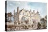 Back View of the Manor House on St Marylebone High Street, London, C1802-null-Stretched Canvas