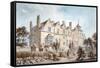 Back View of the Manor House on St Marylebone High Street, London, C1802-null-Framed Stretched Canvas
