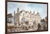 Back View of the Manor House on St Marylebone High Street, London, C1802-null-Framed Giclee Print