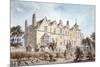 Back View of the Manor House on St Marylebone High Street, London, C1802-null-Mounted Giclee Print