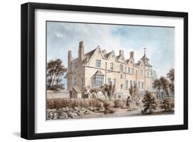 Back View of the Manor House on St Marylebone High Street, London, C1802-null-Framed Giclee Print