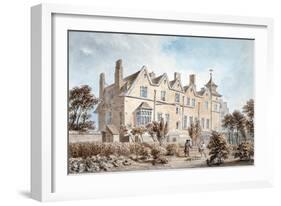 Back View of the Manor House on St Marylebone High Street, London, C1802-null-Framed Giclee Print