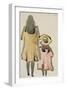 Back View of Two Children-Joseph Crawhall-Framed Giclee Print