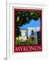 Back Yard in Mykonos Greece 5-Anna Siena-Framed Giclee Print