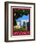 Back Yard in Mykonos Greece 5-Anna Siena-Framed Giclee Print