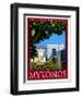 Back Yard in Mykonos Greece 5-Anna Siena-Framed Giclee Print