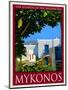 Back Yard in Mykonos Greece 5-Anna Siena-Mounted Giclee Print