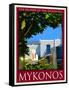 Back Yard in Mykonos Greece 5-Anna Siena-Framed Stretched Canvas