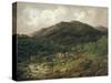 Backbarrow Cotton Mill-Charles Towne-Stretched Canvas