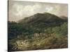 Backbarrow Cotton Mill-Charles Towne-Stretched Canvas