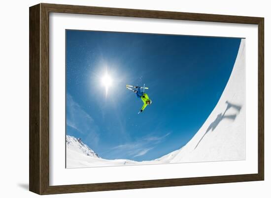 Backcountry Backflip-Eric Verbiest-Framed Photographic Print