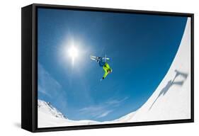 Backcountry Backflip-Eric Verbiest-Framed Stretched Canvas