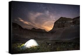 Backcountry Camp under the Stars-Lindsay Daniels-Stretched Canvas