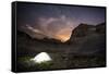 Backcountry Camp under the Stars-Lindsay Daniels-Framed Stretched Canvas