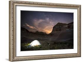 Backcountry Camp under the Stars-Lindsay Daniels-Framed Photographic Print