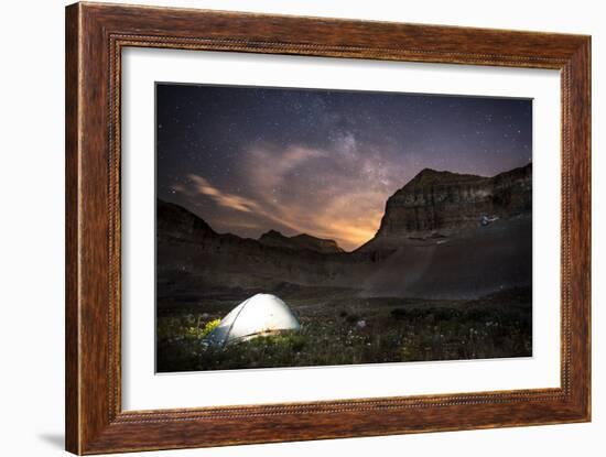 Backcountry Camp under the Stars-Lindsay Daniels-Framed Photographic Print