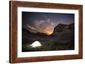 Backcountry Camp under the Stars-Lindsay Daniels-Framed Photographic Print