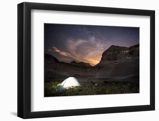 Backcountry Camp under the Stars-Lindsay Daniels-Framed Photographic Print