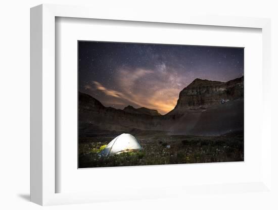 Backcountry Camp under the Stars-Lindsay Daniels-Framed Photographic Print