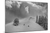 Backcountry Ski Climbers in Fresh Powder, Near Salt Lake City, Utah-Howie Garber-Mounted Photographic Print