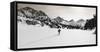 Backcountry Skier, John Muir Wilderness, Sierra Nevada Mountains, California, Usa-Russ Bishop-Framed Stretched Canvas