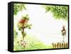 Backdrop of Spring Mood Illustration-TongRo-Framed Stretched Canvas