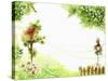 Backdrop of Spring Mood Illustration-TongRo-Stretched Canvas