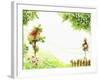 Backdrop of Spring Mood Illustration-TongRo-Framed Giclee Print