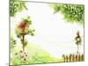 Backdrop of Spring Mood Illustration-TongRo-Mounted Giclee Print